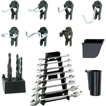 Produktfoto 1 von Raaco Haken, Super Clips, Stahl, POM