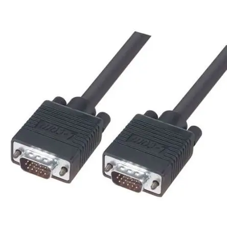Produktfoto 1 von L-Com CGSVGAMM VGA-Kabel A D-Sub, 15-polig / Stecker / Stecker Polyvinylchlorid Schwarz