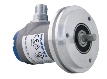 Produktfoto 1 von Wachendorff 58A Inkrementalgeber Inkremental 16384 Impulse/Umdrehung/U, 32V, 8000 U/min, HTL, TTL Vollwelle