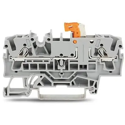 Produktfoto 1 von WAGO TOPJOB S Anschlussklemmenblock DIN-Schiene 1 Grau, 2.5mm², 300V Zugfederklemme ATEX, EAC Ex, IECEx