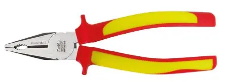 Produktfoto 1 von Teng Tools Rundzange Geriffelt Schneidkraft → 2 mm 200 mm VDE 1000V zugelassen