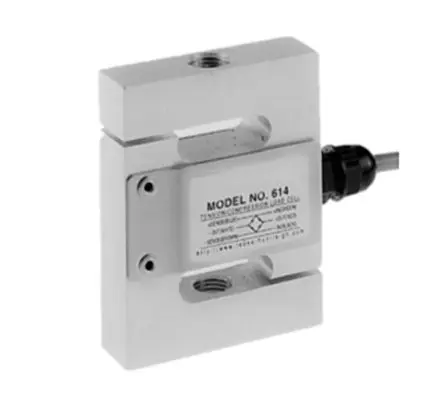 Tedea Huntleigh Model 614 Kraftmessdose Quetschanschluss Kraftmessdose 50 kg aus Aluminium 500 kg, Kabel