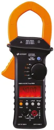 Produktfoto 1 von Keysight Technologies U1212A Stromzange AC/DC-Stromzange 1000 A CAT IV, CAT III 1000 V ac, 1000 V dc / 1000 A, 4 kΩ,