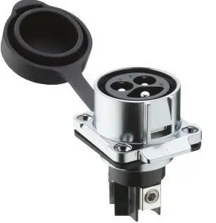 Lumberg 02 28 mm Rundsteckverbinder Stecker 2-polig Stecker 50A Kabel IP67