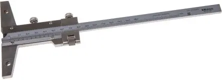 Produktfoto 1 von Mitutoyo Tiefenmessgerät Metrisch aus Edelstahl, 150 mm / ±0.03 mm 280 g, 0.02 mm, ISO-kalibriert