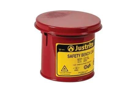 Produktfoto 1 von Justrite Stahl Lösungsmittel-Plunger-Dosen 1L
