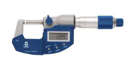 Produktfoto 1 von Moore & Wright Batteriebetrieben Außen- Mikrometer Beide, 0 mm bis 25 mm / 0.03 %