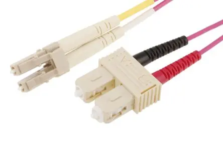 Produktfoto 1 von RS PRO LWL-Kabel 5 m, Raucharm halogenfrei Aqua, Violett 900 μm