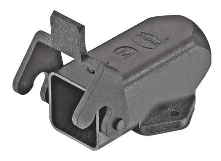 Produktfoto 1 von HARTING 1920000 Gehäuse für robusten Stromversorgungsstecker 1 Hebel 1, Oberfläche 3A Steckverbindergehäuse, IP67, IP44