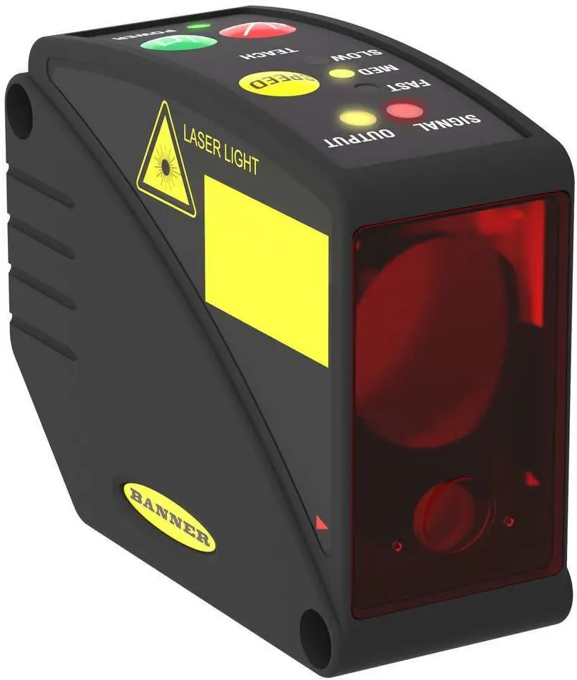Produktfoto 1 von Banner Rechteckig Ultraschallsensor, Diffus, Bereich 0,3 → 5 m, NPN Ausgang, 8 Pin Euro Style QD