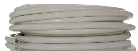 RS PRO H309-Y Netzkabel, 5-adrig Weiß, 10 m 90 °C, 300V, 500 V, Polyvinylchlorid