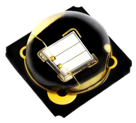 Produktfoto 1 von Stanley Oberfläche NDU 1-fach GaN UV-LED UV A 405 nm / 1100 mW, Kuppelförmig 130 ° 2 Pin