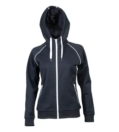 JRC 989370 Damen Sweatshirt, 20 % Baumwolle, 80 % Polyester Marine Langer Reißverschluss, Größe XL