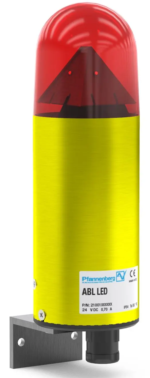 Produktfoto 1 von Pfannenberg ABL / ABS LED-HI LED Blinklicht, Dauerlicht, Blitzlicht Signalleuchte Rot, 230 V AC/DC