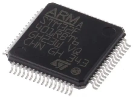 Produktfoto 1 von STMicroelectronics Mikrocontroller STM32F401RB ARM Cortex M4 32 bit Flash Oberfläche 128kB LQFP 64-Pin 84 MHz 64 kB RAM