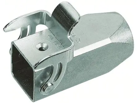 Produktfoto 1 von HARTING Han EMC Gehäuse für robusten Stromversorgungsstecker 1 Hebel 1, Kabel 3A Steckverbinderkappe, IP65
