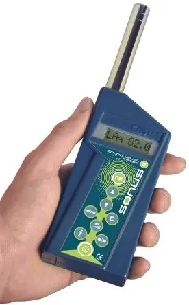 Produktfoto 1 von Castle Sonus GA216B Class 2 LCD Schallpegelmessgerät 35 dB 140 dB 8 kHz IEC 61672-1:2002 Klasse 2 0.1 dB, ISO-kalibriert