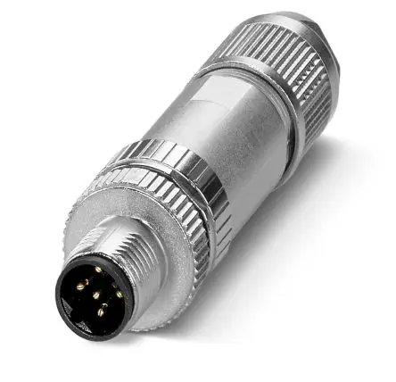 Produktfoto 1 von Phoenix Contact SACC 13 M12 Rundsteckverbinder Stecker 5-polig Stecker 4A Kabel IP65, IP67