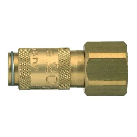Produktfoto 1 von Legris Pneumatische Schnellsteckkupplung, Messing vernickelt 5 mm Stecker/Buchse, 10mm