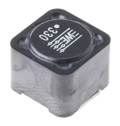 Produktfoto 1 von Wurth Elektronik WE-PD Drosselspule mit Abschirmung, 33 μH 4.2 A AEC-Q200 mit Ferrit-Kern, 1210 Gehäuse ±20 %
