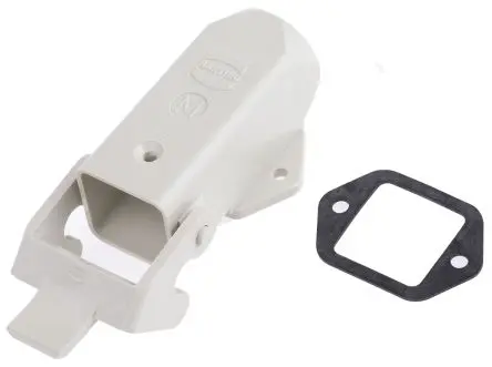 Produktfoto 1 von HARTING Han A Gehäuse für robusten Stromversorgungsstecker 1 Hebel 1, Oberfläche 3A Steckverbindergehäuse, IP65