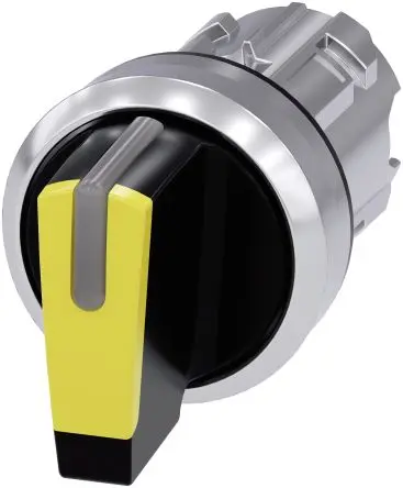 Produktfoto 1 von Siemens SIRIUS ACT 3SU10 Wählschalterkopf Beleuchtet 3-Positionen 22 mm Rastend