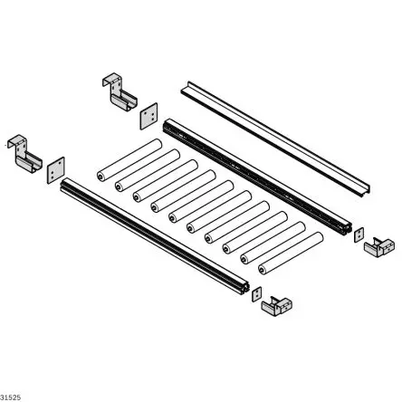 Produktfoto 1 von Bosch Rexroth Profilschiene, 3 m x 3m