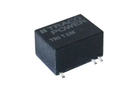 Produktfoto 1 von TRACOPOWER DC/DC Konverter 2-Kanal, 42 mA 100 kHz SMD 6-Pin 12 V DC, Doppel-D-Typ 12V dc -12 V dc