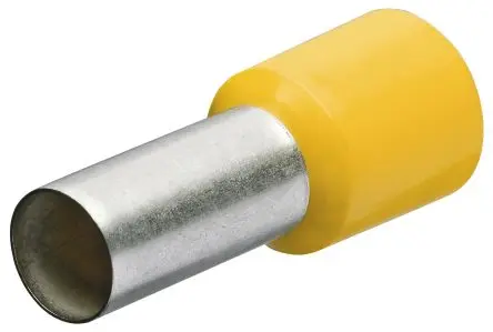 Produktfoto 1 von Knipex 97 99 Aderendhülse, Stift ø 1 mm, Weiß, Polypropylen, 8 mm, 14mm, Isoliert, 20 AWG max.