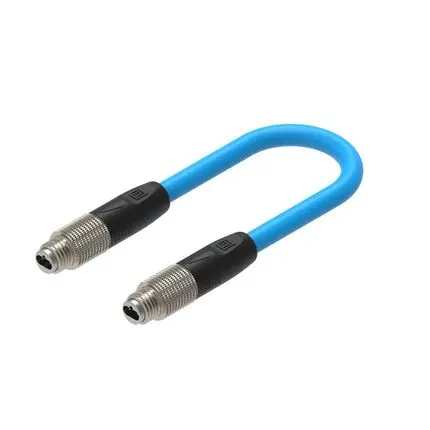 Produktfoto 1 von Lumberg Automation M8 Ethernet-Kabel, 20 m, Blau Geschirmt, Aussen ø 5.5 mm Außen-ø , Polyurethan