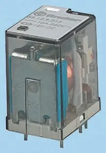 Finder 55 Leistungsrelais 12V dc Spule Dreipoliger Umschalter Leiterplattenmontage 10A 140 Ω 1 W