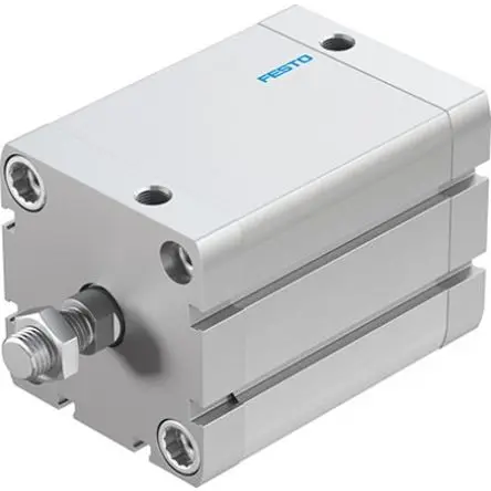 Produktfoto 1 von Festo ADN ADN-63-70-A-PPS-A Pneumatik-Kompaktzylinder 70 mm Doppeltwirkend, Bohrung Ø 63 mm, bis 1 Mpa