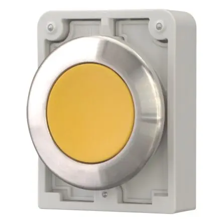 Produktfoto 1 von Eaton M30I Druckschalter Gelb wartungsfrei Panel Ø 30.5 mm, IP66, IP67, IP69