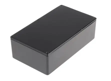 Produktfoto 1 von RS PRO; Gehäuse; Aluminiumdruckguss; Schwarz IP54 Breite 82 mm Höhe 49.8 mm Länge 152 mm