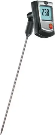 Produktfoto 1 von Testo Digitales Thermometer, 905-T1, Temperaturfühler, 1 bis 350 °C ±1°C max, Messelement Typ K