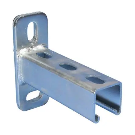 Produktfoto 1 von nVent CADDY Stahl DIN-Hutschiene Geschlitzt, H. 125 mm B. 45mm, L. 450 mm