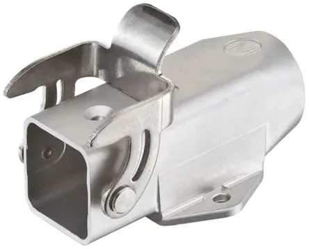 Produktfoto 1 von HARTING 1944 Gehäuse für robusten Stromversorgungsstecker 1 Hebel 1, Oberfläche 3A Steckverbindergehäuse, IP67, IP44