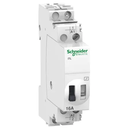 Produktfoto 1 von Schneider Electric Acti9 iTL Leistungsrelais 130V ac/dc, 48 V ac/dc Spule DIN-Hutschiene 16A