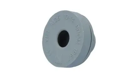 Produktfoto 1 von NEMIQ VET Kabeltülle 1.3 mm min. 4 mm, Typ Rund bis Ø 60 mm Loch ø 90 mm Ethylen-Propylen-Dien-Monomer-Kautschuk Grau