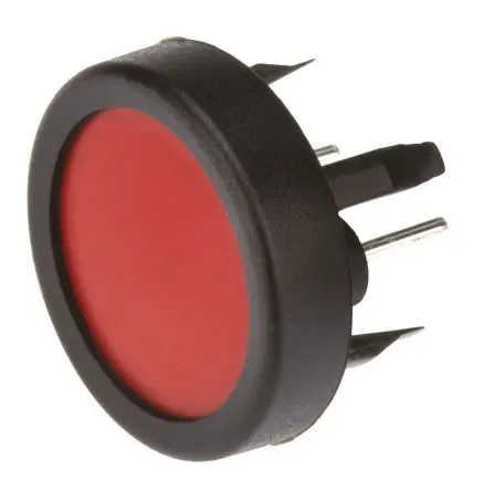 Produktfoto 1 von Schurter IP65 Taster SPST 125mA Tastend Rot