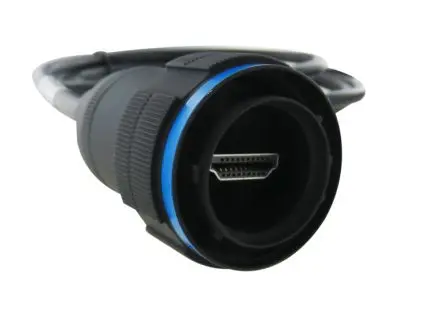 Produktfoto 1 von Amphenol Socapex HDMI-Stecker 19-polig Stecker Gerade