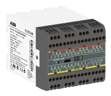 Produktfoto 1 von ABB Pluto Sicherheitssteuerung 39 Eingänge / 6 Ausgänge 24V Kat. PLe