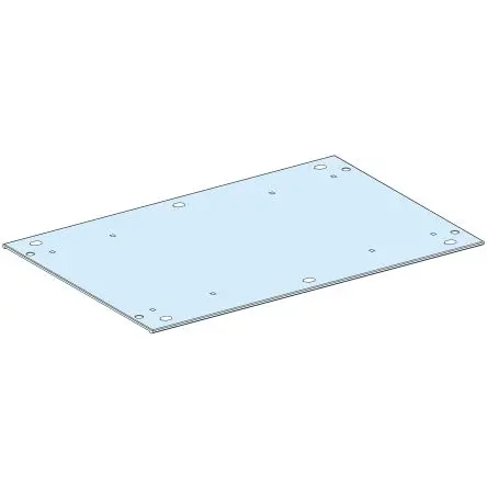 Produktfoto 1 von Schneider Electric PrismaSeT Gehäuseplatte B. 650mm H. 6 mm 600 mm L. 697.5 mm Stahlblech Weiß für PrismaSeT P-Gehäuse