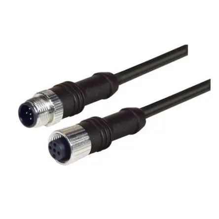 Produktfoto 1 von L-Com M12M12, 5-polig Kabel, Gerade Stecker 5 / Gerade Buchse, Länge 3 m