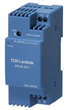 Produktfoto 1 von TDK-Lambda DRL-30 DIN-Schienen Netzteil Geschalteter Modus 264V ac AC / 2.1 A 12V dc DC 30 W