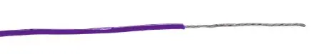 Produktfoto 1 von Alpha Wire Hookup Wire TEFLON PTFE-Schaltgeräteleitung, 28 AWG 30 m Violett Ø 0.89 mm 7 Litzen Polytetrafluorethylen