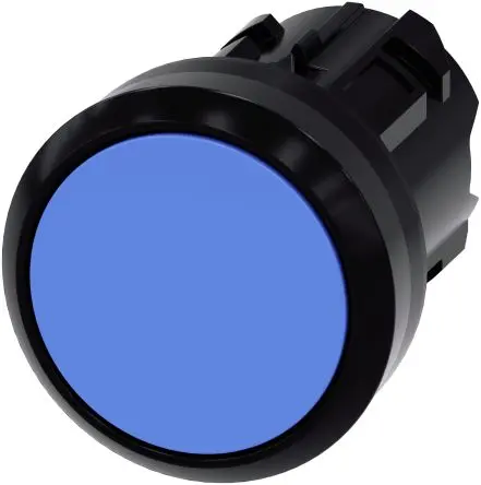Produktfoto 1 von Siemens SIRIUS ACT Druckschalter Ø 22 mm, Blau Rastend Rund Rund Kunststoff, IP66