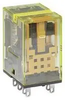 Produktfoto 1 von Idec RJ2S Leistungsrelais 24V dc Spule 2-poliger Umschalter 10A 605 Ω 1 W