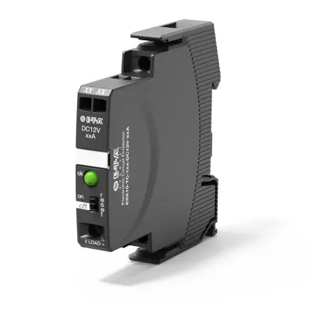 Produktfoto 1 von ETA ESX10-T ESX10 Elektronischer Schutzschalter 12V 1, 1A DIN-Hutschiene L. 70 mm x 80mm