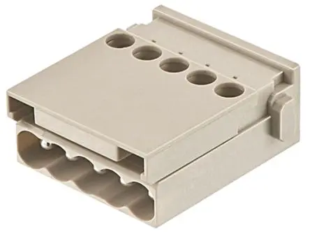 Produktfoto 1 von HARTING HAN Modular Modul für robusten Stromversorgungsstecker Stecker, 5-polig 16A, Kabel, Steckverbindermodul für